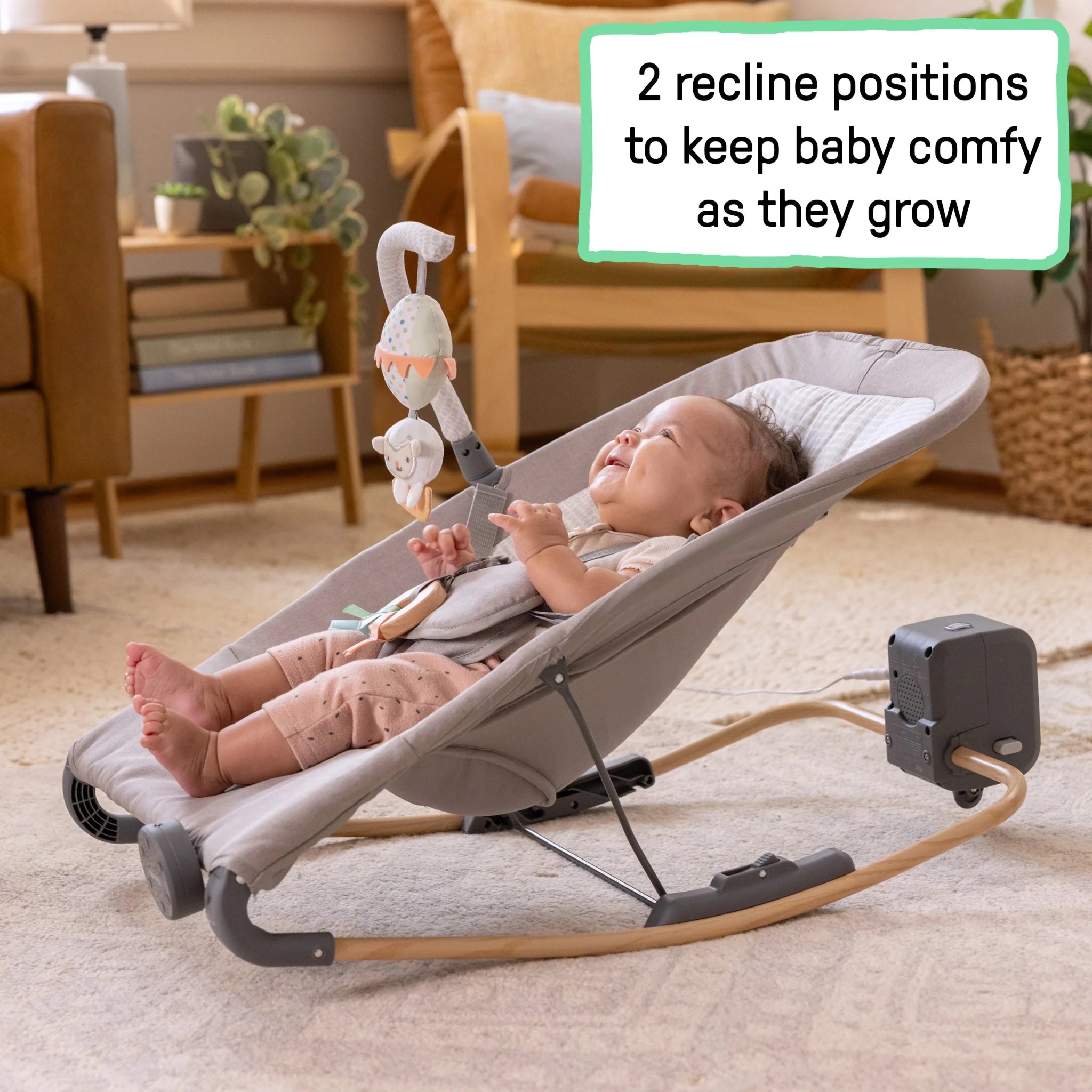 Ingenuity™ Keep InMotion™ Automatic Rocking Seat - Soulful Skies™ - Premium for Kids in Qatar | Toysaro.com